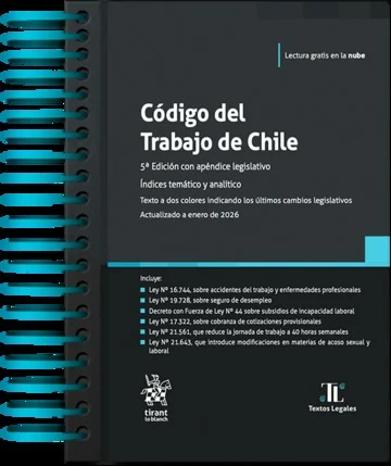 CÓDIGO DEL TRABAJO DE CHILE 2026 - TIRANT LO BLANCH